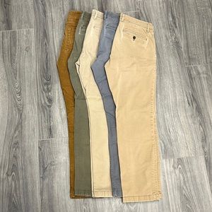 Goodfellow & co chinos (lot of 5)